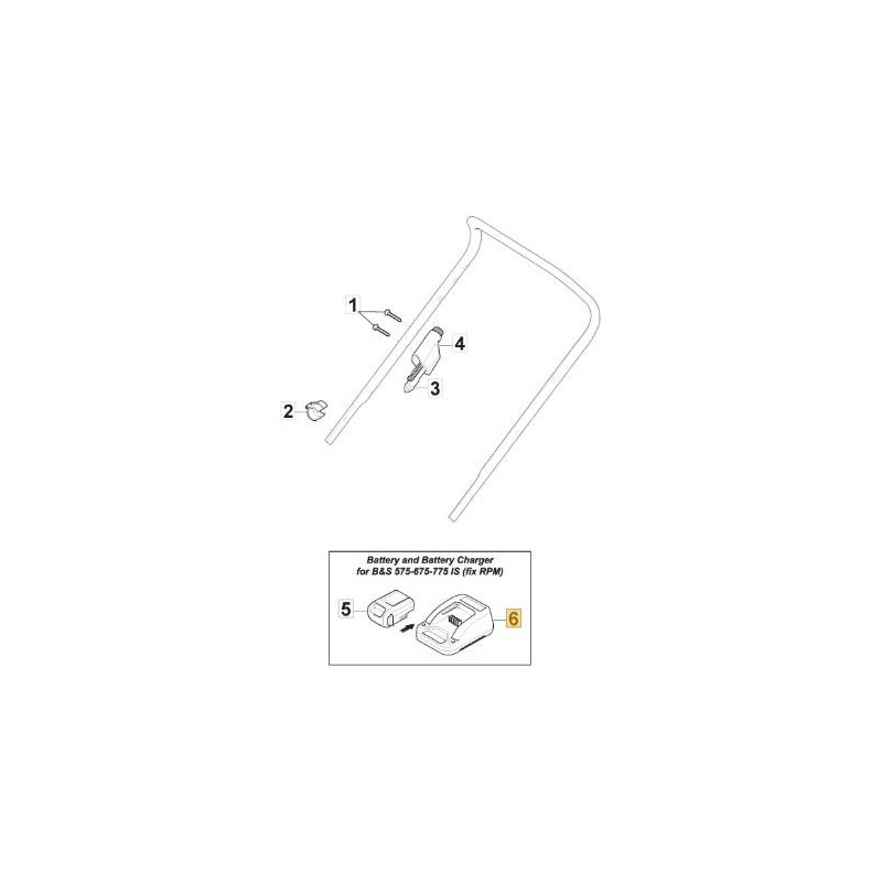 CARICA BATTERIA LI-ION B&S IS (UK)593576 ORIGINALE STIGA - 118204137/0