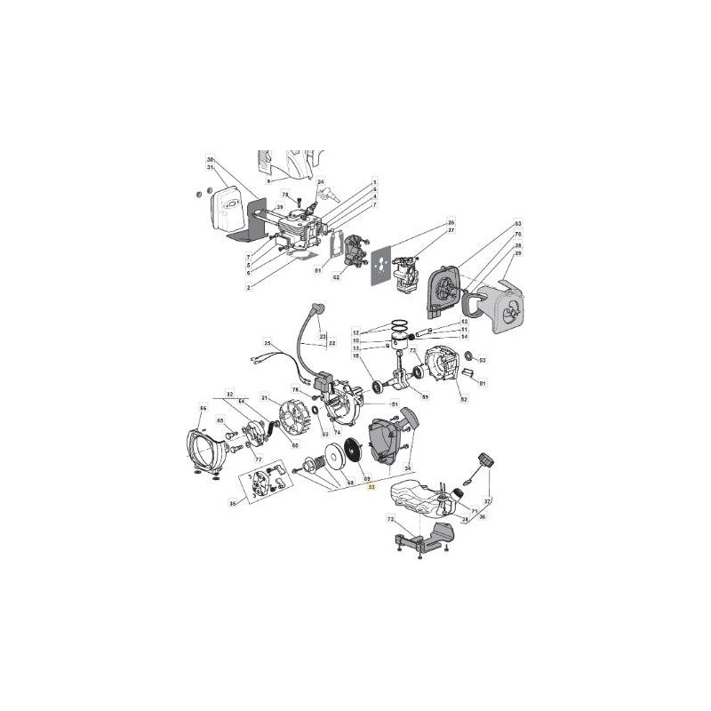 STARTER CARTER KS20168AA - ORIGINAL STIGA REFILL - 183058034/0