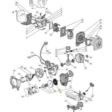 STARTER CARTER KS20168AA - ORIGINAL STIGA REFILL - 183058034/0 | Newgardenstore.eu