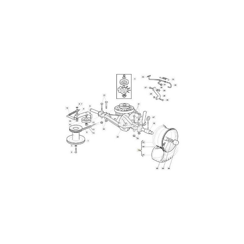 RAD 15 FE+WA P512 CH DARKG ORIGINAL STIGA - 384680079/0