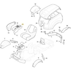 ARMATURENBRETT S/LIFT HYDR.-CHOKE-IN.C/FR.-MAN LIFTING ORIGINAL STIGA - 1134-6096-07 | Newgardenstore.eu