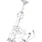 ORIGINAL STIGA CASTELGARDEN STEERING WHEEL ASSEMBLY - 1134-5496-03