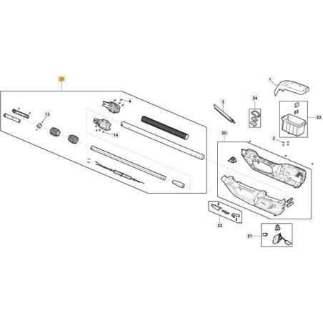 TUBO ESTENSIBILE SMT 500 AE ORIGINALE STIGA - 118810888/0 | Newgardenstore.eu