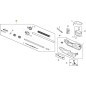VERLÄNGERBARER SCHLAUCH SMT 500 AE ORIGINAL STIGA - 118810888/0