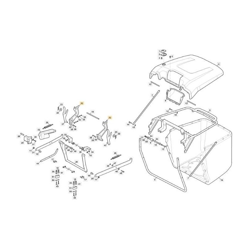 SUPPORTI SACCO KIT MP V3 ORIGINALE STIGA - 382785316/0