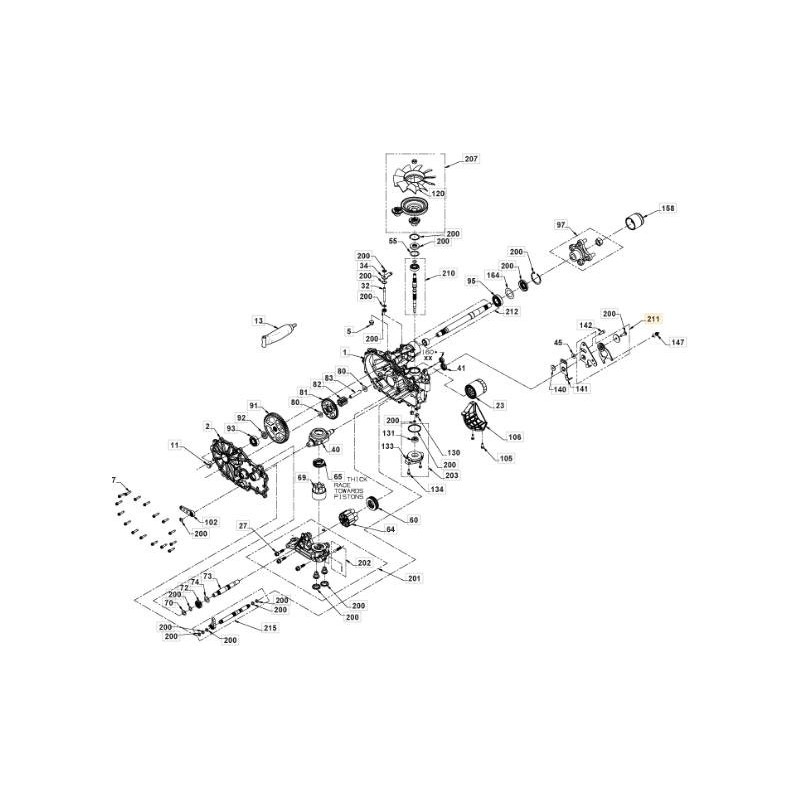 KIT ORIGINAL STIGA RTN CCW - 118870243/0