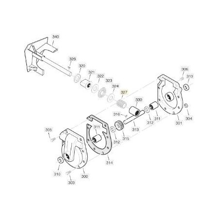 VIS À SANS FIN ORIGINALE STIGA - 1812-0336-01 | Newgardenstore.eu