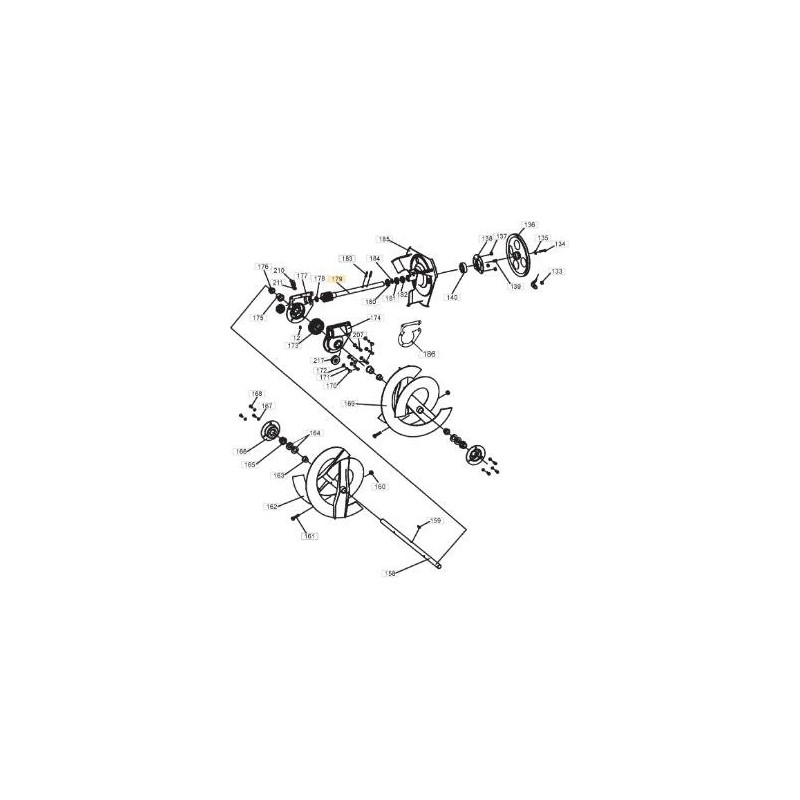 ALBERO TURBINA ORIGINALE STIGA - 1811-2454-01