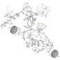 PLACA DE SOPORTE SUPERIOR DEL MOTOR SnTh CTF ORIGINAL STIGA - 383570005/0