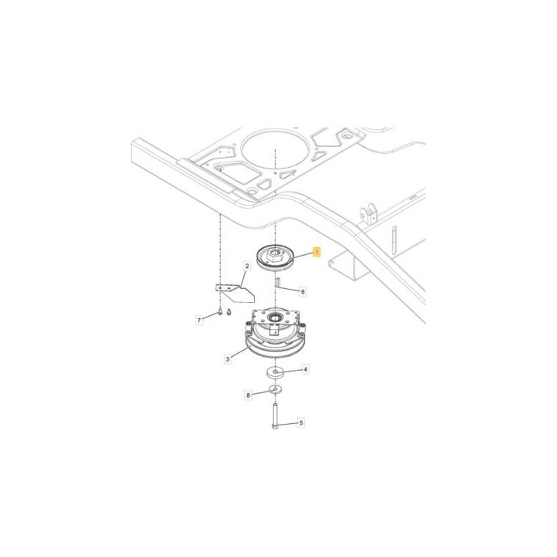 ORIGINAL STIGA ENGINE PULLEY - 118830915/0