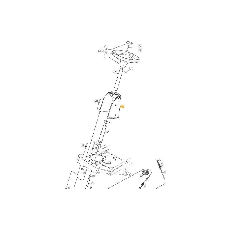 ORIGINAL STIGA STEERING PROTECTION - 1134-5349-01