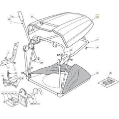 TAPA DE BOLSA AMARILLA 122410 NJ92 HE ORIGINAL STIGA - 325110319/0 | Newgardenstore.eu