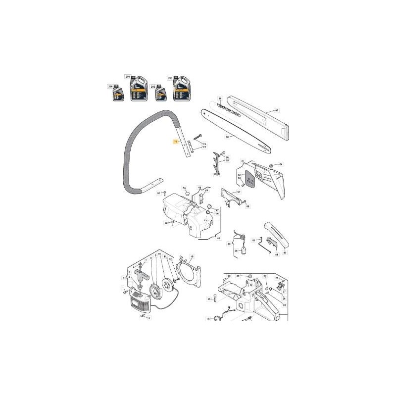PASAMANOS KZ 2620-32100 - RdC ORIGINAL STIGA - 6995057