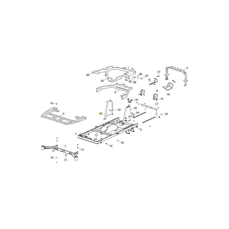 SUPPORT PILOTE DX GYRO 900 CTF ORIGINAL STIGA - 387785301/0