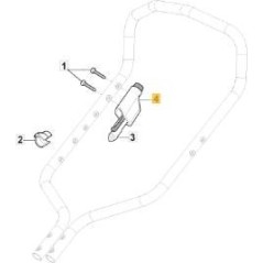 INTERRUPTOR DE ENCENDIDO DEL MOTOR IS-LS (L-1320) ORIGINAL STIGA - 381600409/0 | Newgardenstore.eu