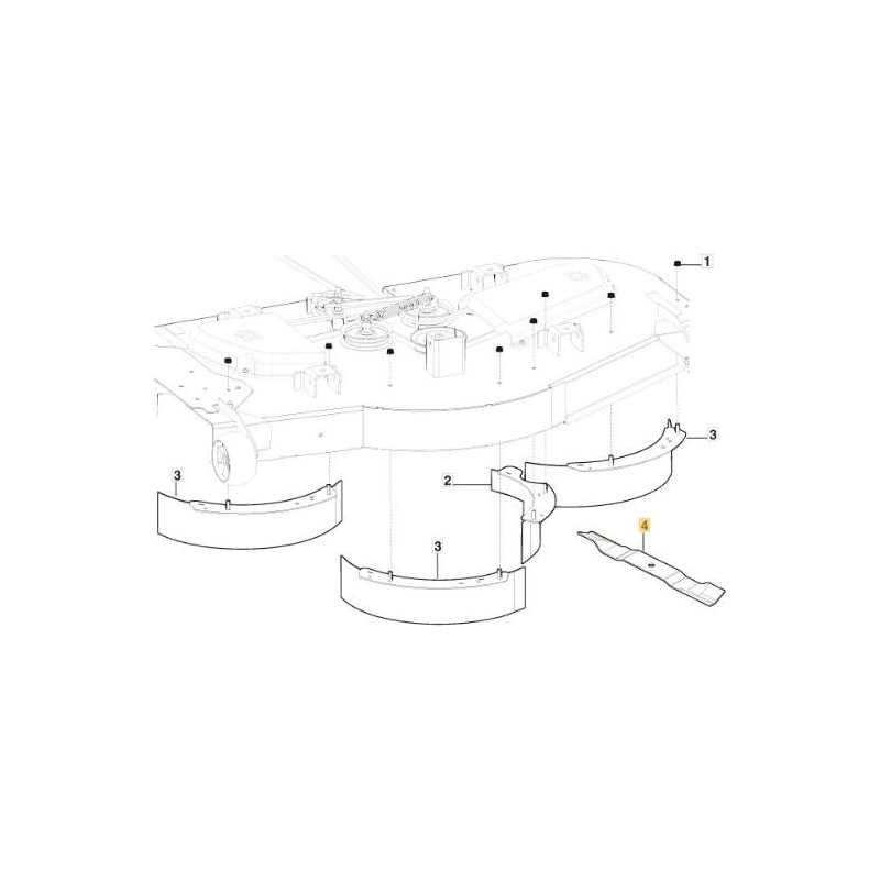 Stiga mulching blade for ZT 5132 T ORIGINAL STIGA - 1134-9212-02