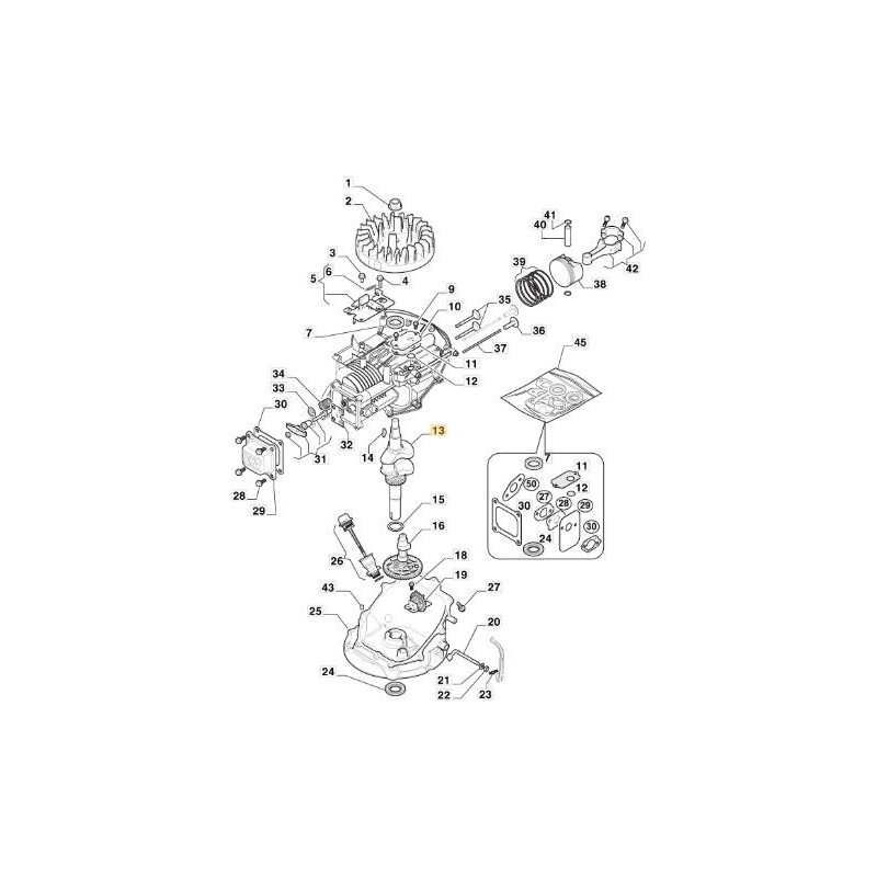 CIGÜEÑAL STIGA ORIGINAL - 118551447/0