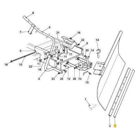 RUBBER 1150x80x15 ORIGINAL STIGA - 118802273/0 | Newgardenstore.eu