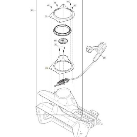 PLACA DE MONTAJE DESLIZANTE ORIGINAL STIGA - 1812-2570-01 | Newgardenstore.eu