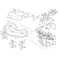 PULEGGIA D-148mm d-24.9mm ORIGINALE STIGA - 1134-7815-01