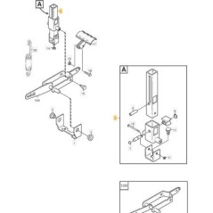 LIFT PEDAL HOOK. ORIGINAL STIGA - 1134-4945-01
