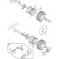 JANTE DE ROUE AVANT PARK ORIGINAL STIGA - 1134-4558-01