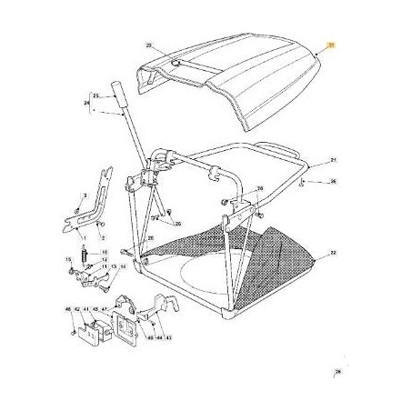 RED BAG COVER 300941 NJ92 HE ORIGINAL STIGA - 325110320/0 | Newgardenstore.eu