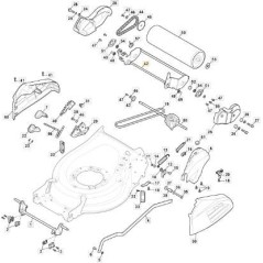 REAR AXLE VNN. MP2 554 ORIGINAL STIGA ROLLER - 381302909/0 | Newgardenstore.eu