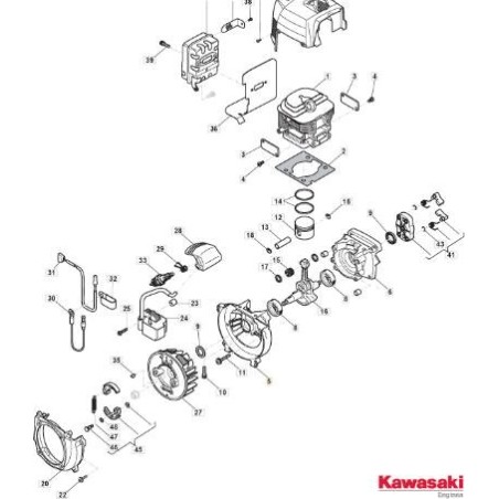 ORIGINAL STIGA-MOTORKURBELGEHÄUSE – 118801822/0 | Newgardenstore.eu