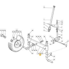 KIT BAS DE BASCULE AVANT BR ORIGINAL STIGA - 184034057/0 | Newgardenstore.eu