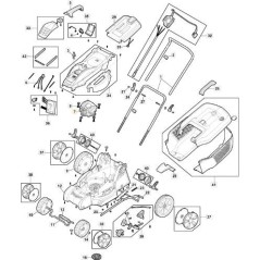 ELECTRIC MOTOR E 340 Li 40 ORIGINAL STIGA - 118810982/0 | Newgardenstore.eu