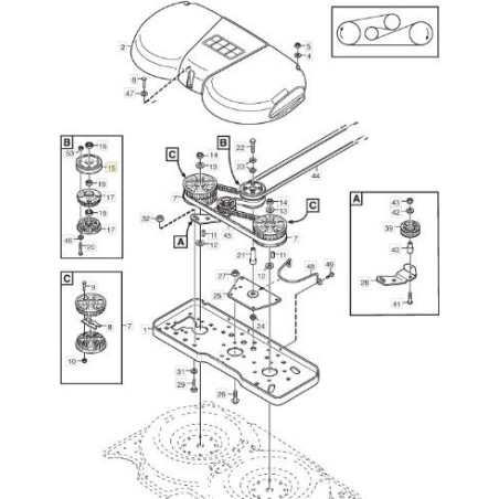 POLEA STIGA ORIGINAL - 1134-5601-01 | Newgardenstore.eu