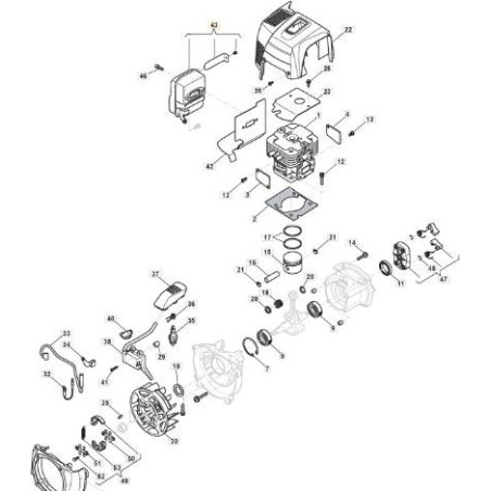 ORIGINAL STIGA SILENCER - 118801871/0 | Newgardenstore.eu