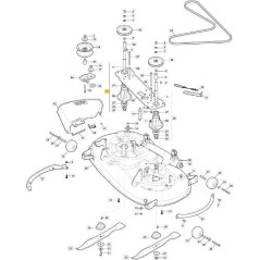ORIGINAL STIGA RECHTER KLINGENWELLENFLANSCH TC108SD(RIC) – 382207214/0