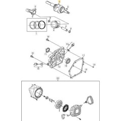 ORIGINAL STIGA CRANKSHAFT - 118550617/0