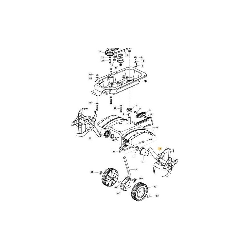 ROTORE ASSY-SX ORIGINALE STIGA - 1483-2054-01