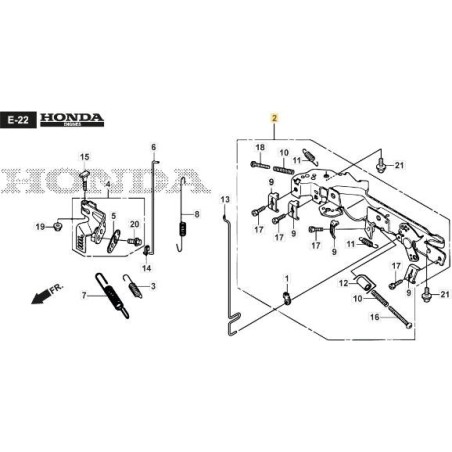 ORIGINAL STIGA ACCELERATOR CONTROL - 118551963/0 | Newgardenstore.eu