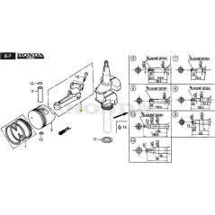 ORIGINAL STIGA ENGINE CONNECTING ROD - 118551793/0 | Newgardenstore.eu
