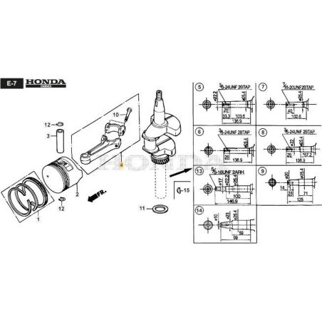 ORIGINAL STIGA-MOTOR-PLEUELSTANGE – 118551793/0 | Newgardenstore.eu