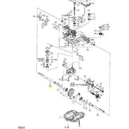 ORIGINAL STIGA MEDIO EJE-R - 1139-1345-01 | Newgardenstore.eu