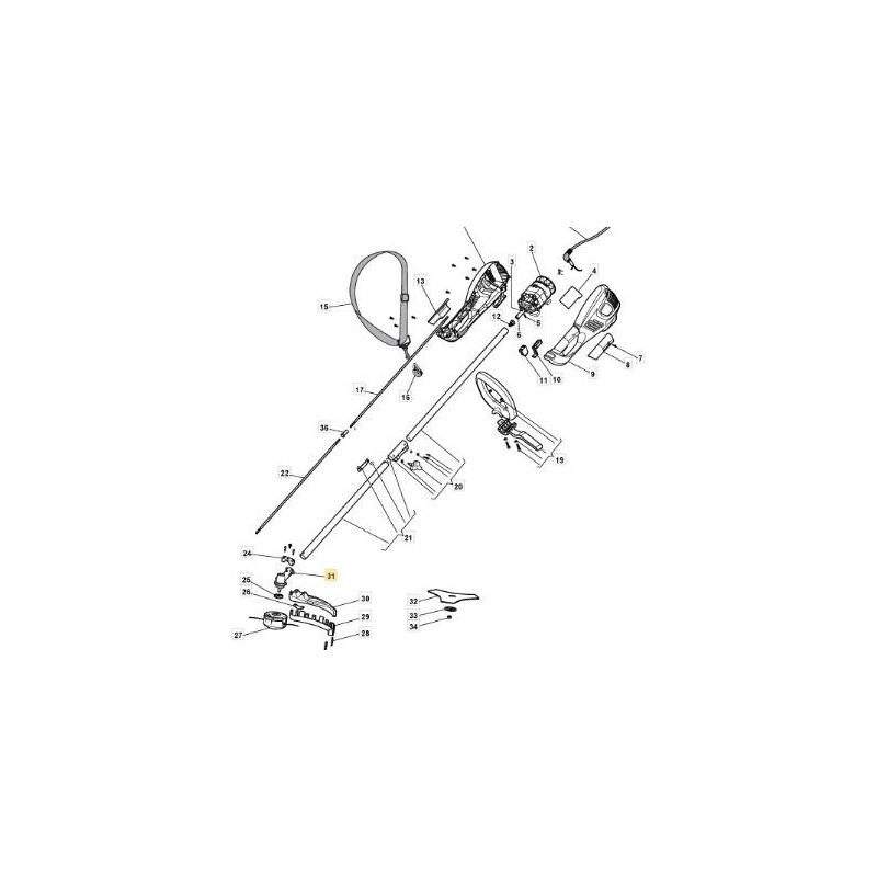 ORIGINAL STIGA GETRIEBEKOPF – 118802124/0