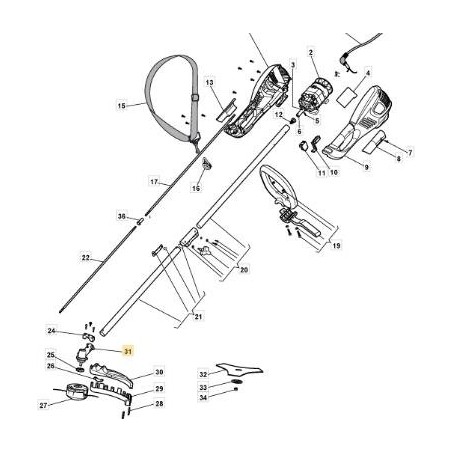 ORIGINAL STIGA GETRIEBEKOPF – 118802124/0 | Newgardenstore.eu