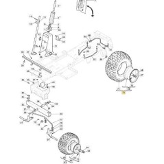 WHEEL KIT POS. 15x5.5 FE+WAP512 DG ORIGINAL STIGA - 384680081/0 | Newgardenstore.eu
