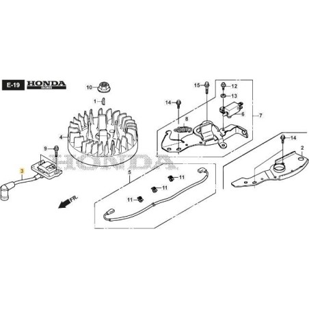 CONJUNTO DE BOBINA ELECTRÓNICA ORIGINAL STIGA - 118551697/0 | Newgardenstore.eu
