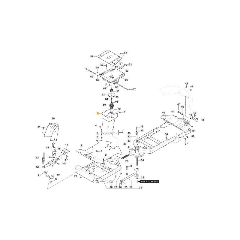 SÄULENUNTERSTÜTZUNG SED.PCH VNN C/SUSP MOLL ORIGINAL STIGA - 387785275/0