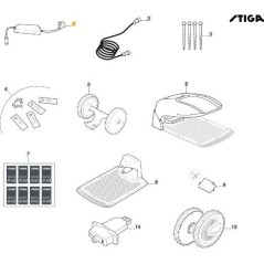 FUENTE DE ALIMENTACIÓN EXTERNA PARA ROBOT 2Ah - STIGA ORIGINAL UK - 118204161/0