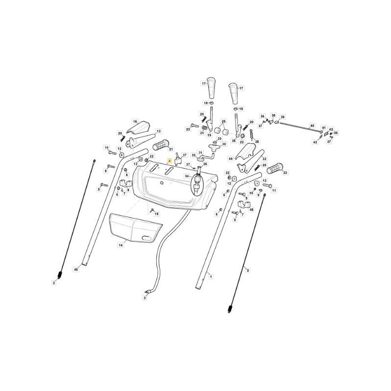 TABLEAU DE BORD BLANC - AS 56 P ORIGINAL STIGA - 118820192/0