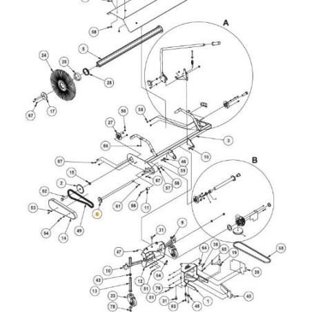 EJE DE TRANSMISIÓN ORIGINAL STIGA - 118890049/0 | Newgardenstore.eu