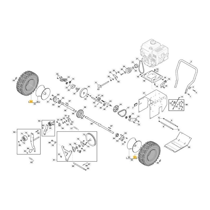REIFEN - 16*4,8-8 ORIGINAL STIGA - 118820177/0