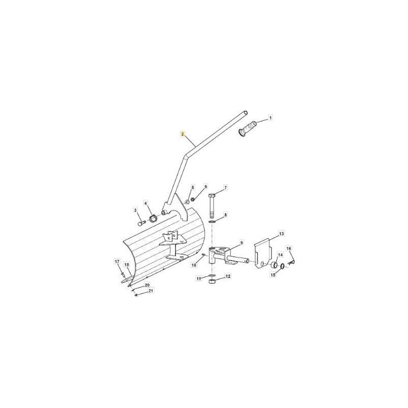 TUYAU DE MOUVEMENT DE LAME ORIGINAL STIGA - 118800294/0